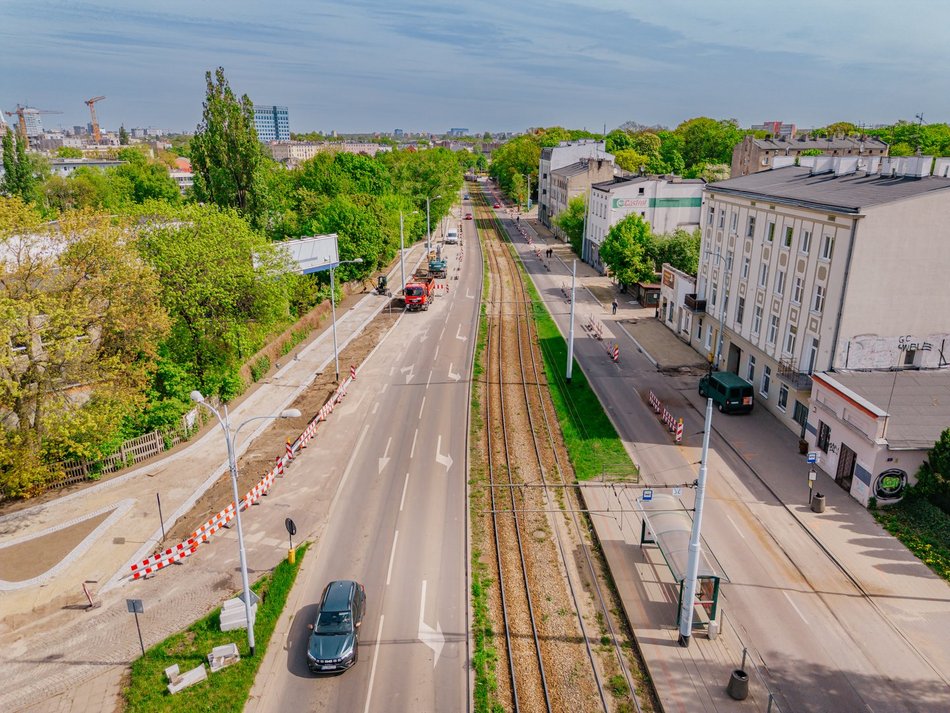 Łódź. Remont Pabianickiej w Łodzi. Drogowcy dokonali pierwszych rozbiórek
