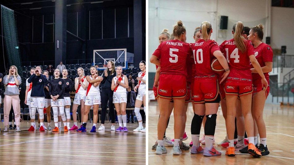 Łódź. Koszykarki ŁKS Łódź i Widzewa Łódź