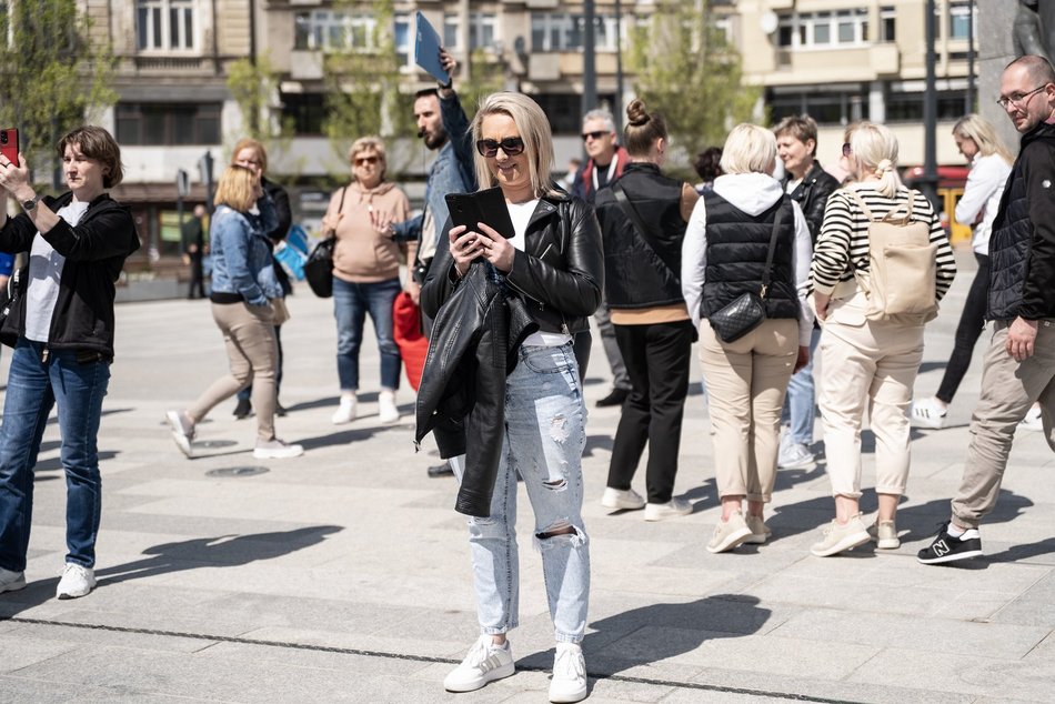 Zielony plac Wolności zachwyca łodzian