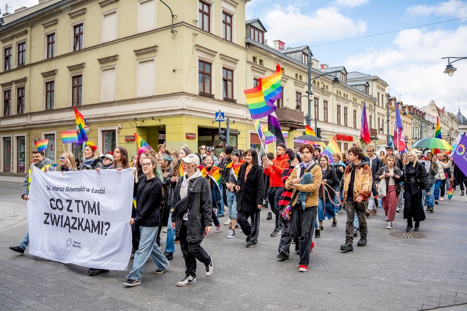 Łódź. Marsz Równości Łódź 2025 przeszedł ulicami miasta. Moc pozytywnej energii!