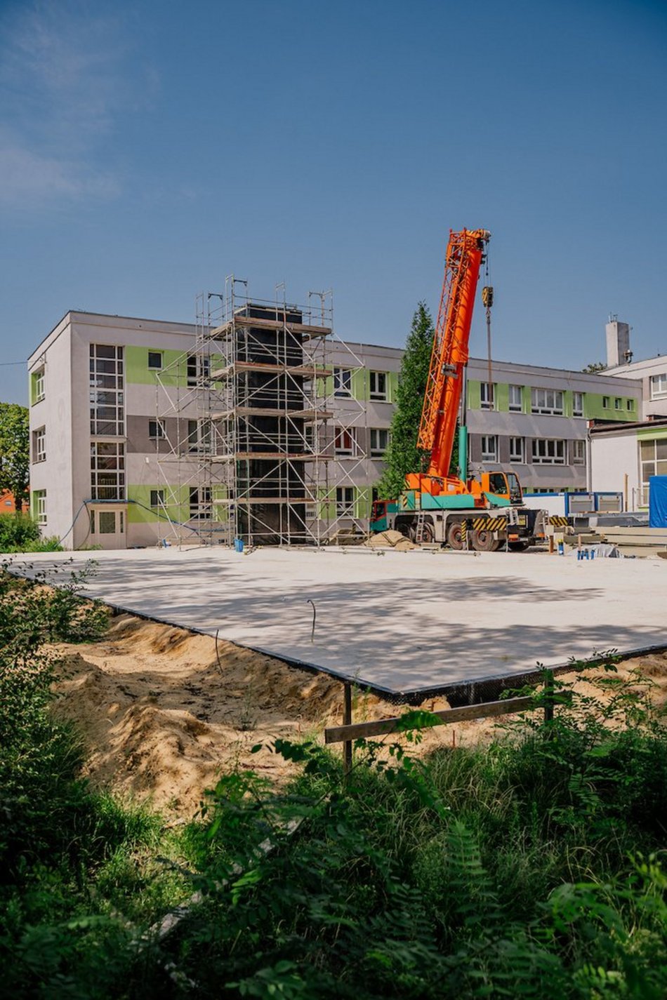 Łódź. Rozbudowa Szkoły Podstawowej nr 169 w Łodzi. Prace nie zwalniają tempa!