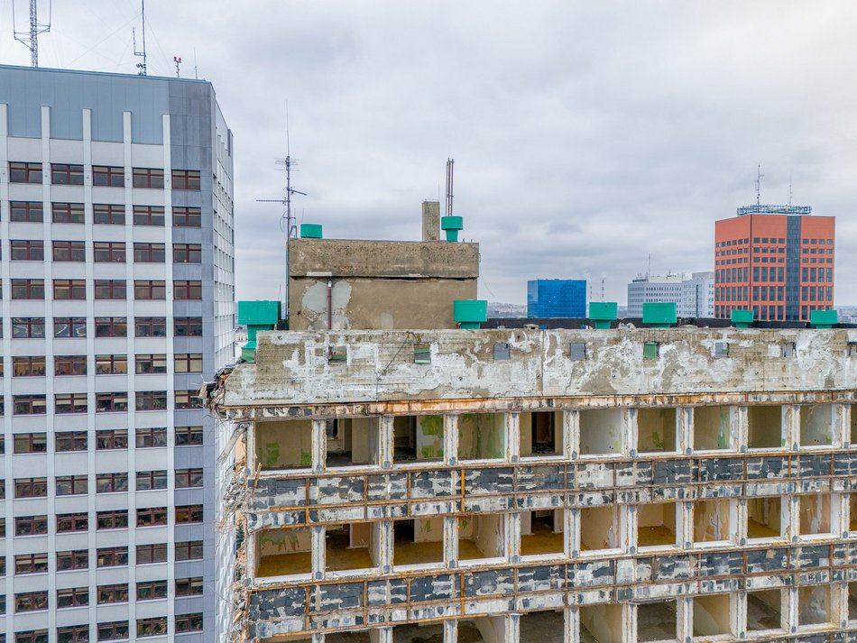 Rozbiórka hotelu Światowit