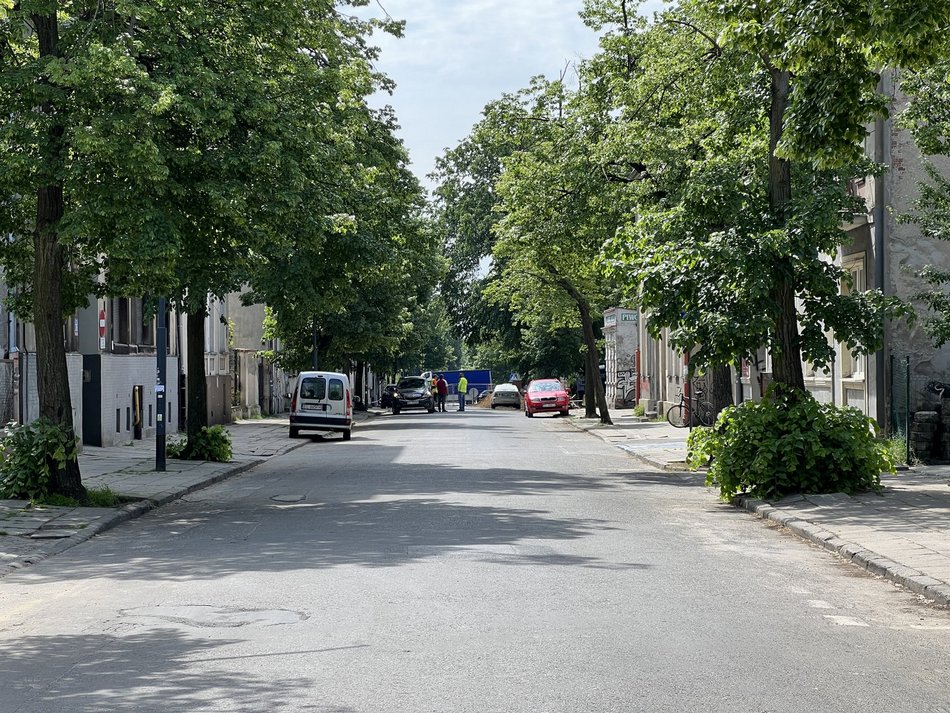 Start prac na ulicy Lipowej w Łodzi