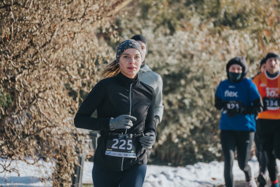Botaniczna Piątka w Ogrodzie Botanicznym w Łodzi. Galeria z mroźnego biegu