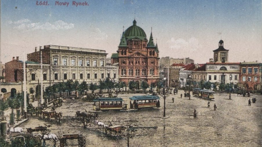 Łódź na starych pocztówkach