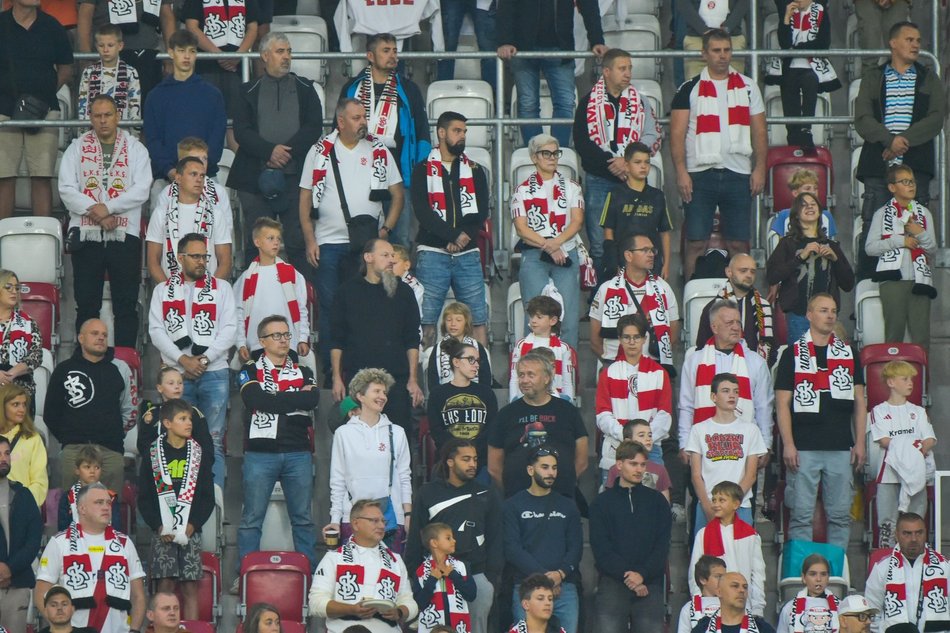 Kibice na meczu ŁKS Łódź z Polonią Bytom. Byłeś/aś tam? Odszukaj się w galerii!