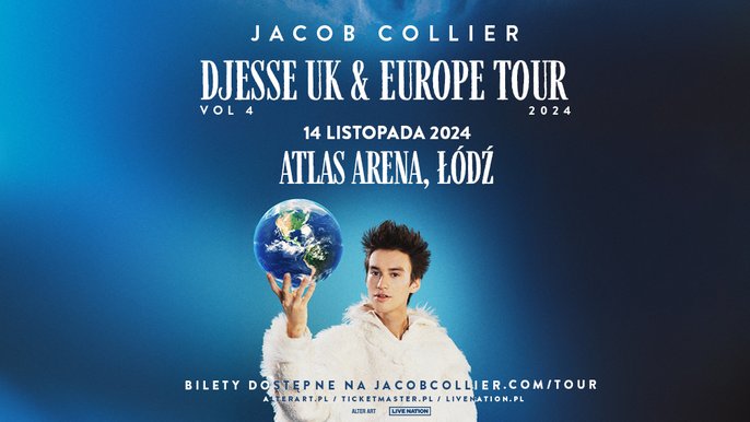 Jacob Collier w Łodzi. Atlas Arena na trasie koncertowej