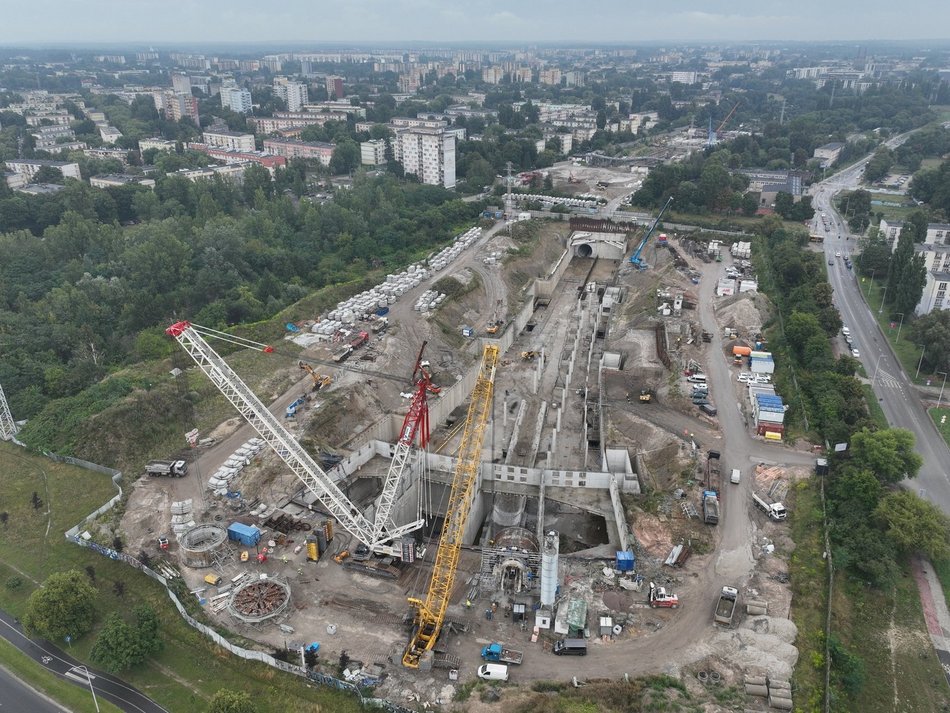 Tunel pod Łodzią, demontaż Faustyny