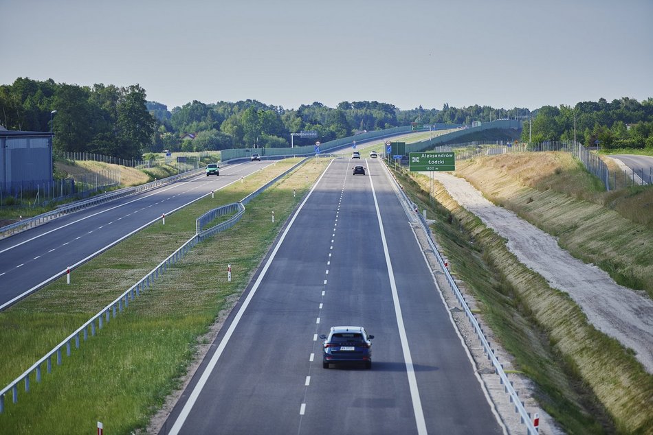 Budowa dojazdu do S14 na półmetku