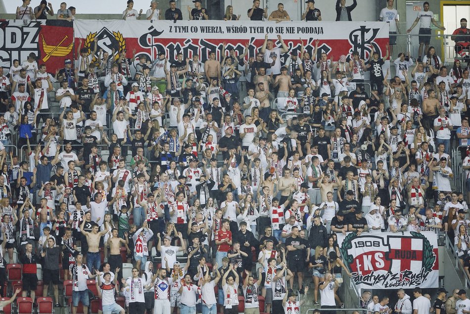 Kibice na meczu ŁKS Łódź z Górnikiem Łęczna. Byłeś/aś? Odszukaj się w galerii