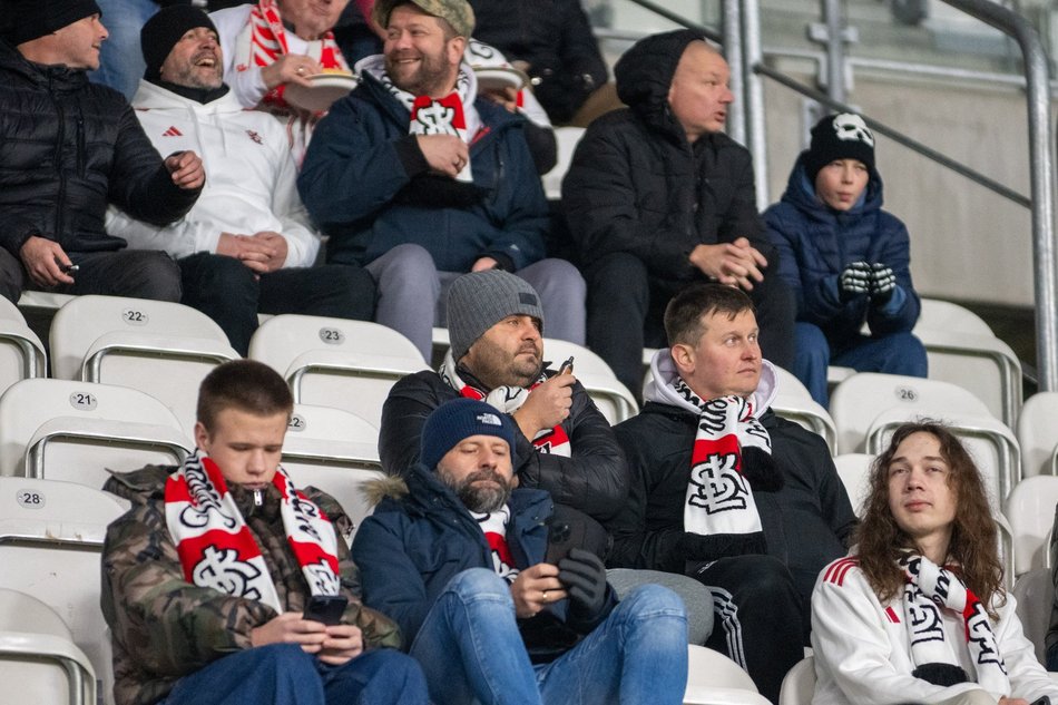 Kibice na meczu ŁKS Łódź z Puszczą Niepołomice. Byłeś/aś? Odszukaj się w galerii