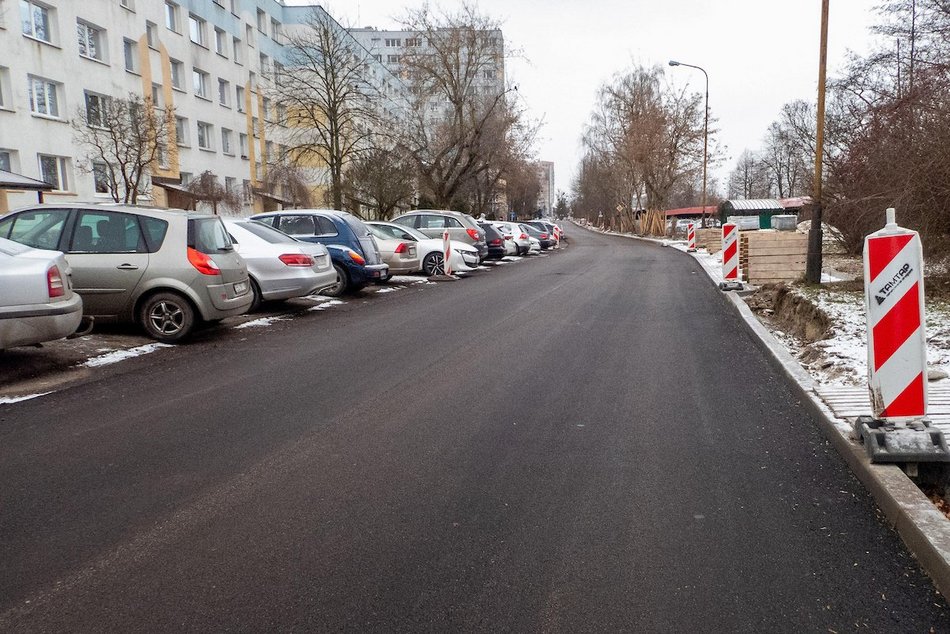 Łódź. Ulica Bartoka po remoncie