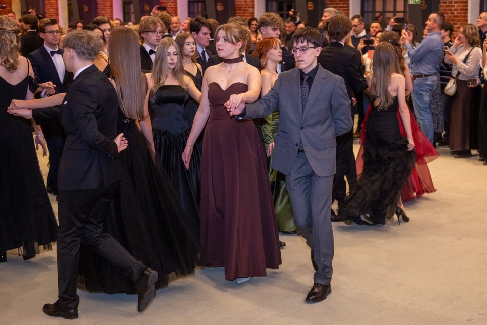 Łódź. Studniówka I LO w Łodzi