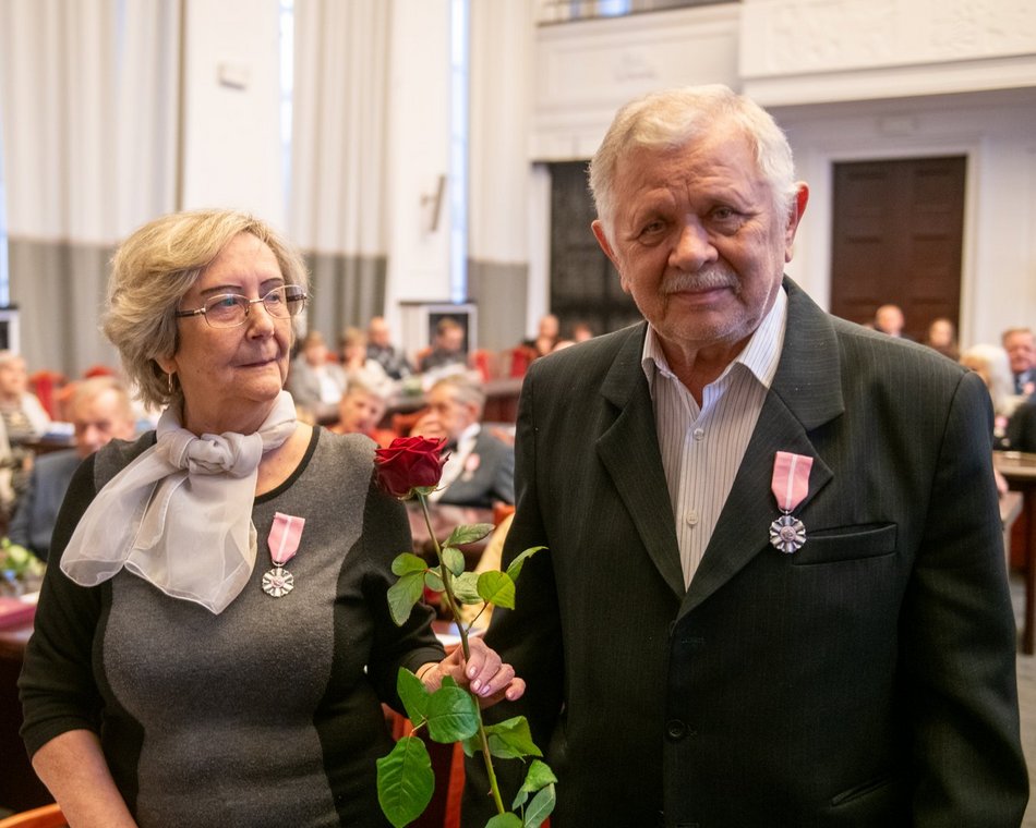 Medale dla małżeństw z Łodzi