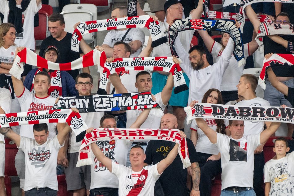 Łódź. Kibice na meczu ŁKS Łódź - Wieczysta Kraków. Byłeś/aś? Znajdź się w galerii