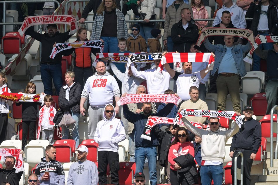 Kibice na meczu ŁKS Łódź ze Stalą Rzeszów. Byłeś? Odszukaj się w galerii