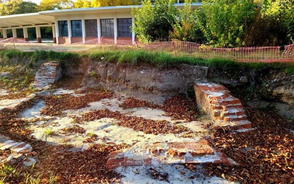 Pozostałości po pierwszej w Łodzi publicznej łaźni