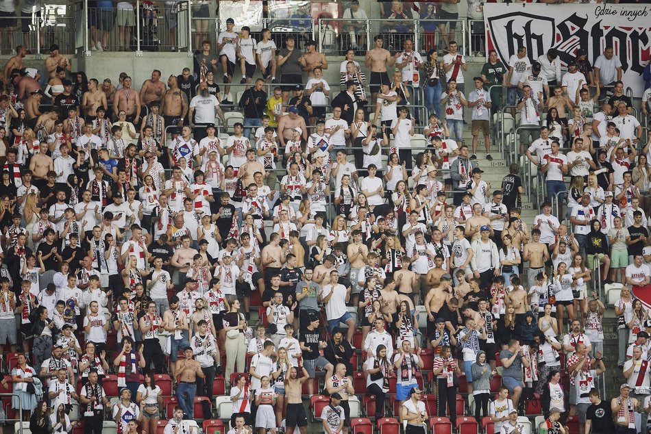 Kibice na meczu ŁKS Łódź z Górnikiem Łęczna. Byłeś/aś? Odszukaj się w galerii
