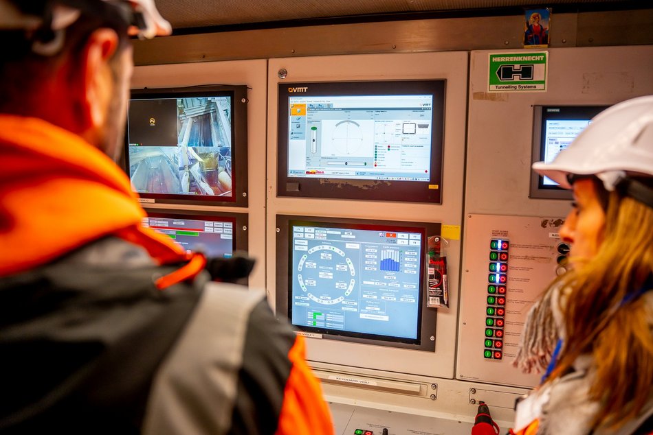 Tunel średnicowy pod Łodzią. Tarcza Katarzyna gotowa do drążenia