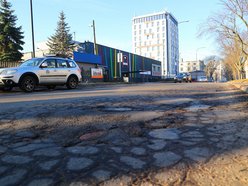 Łódź. Ulica Wigury przed remontem