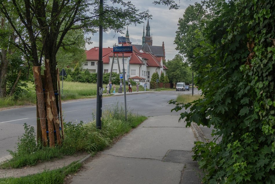 Łódź. Ulica św. Wojciecha w Łodzi
