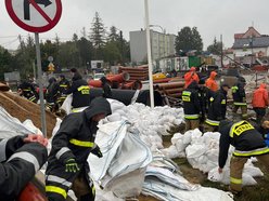 Strażacy z woj. łódzkiego pomagają w woj. opolskim