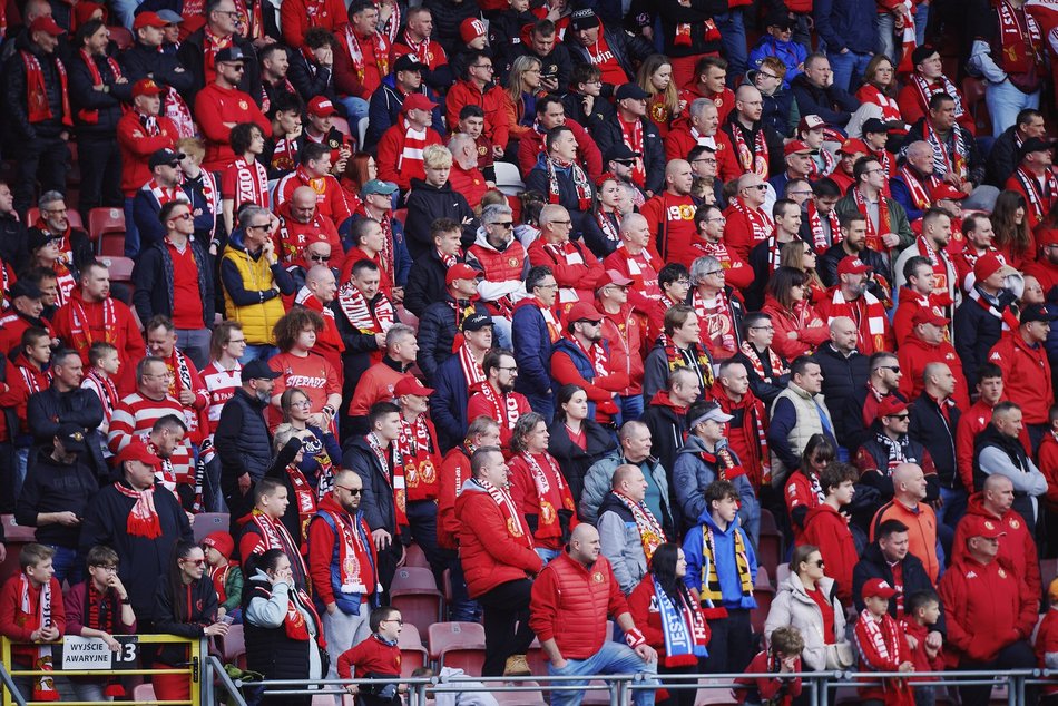 Kibice na meczu Widzewa Łódź z Motorem Lublin. Byłeś? Odszukaj się na trybunach