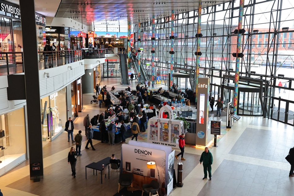 Giełda płyt winylowych w Manufakturze