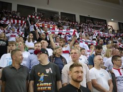 Kibice na meczu ŁKS Coolpack Łódź z Astorią Bydgoszcz