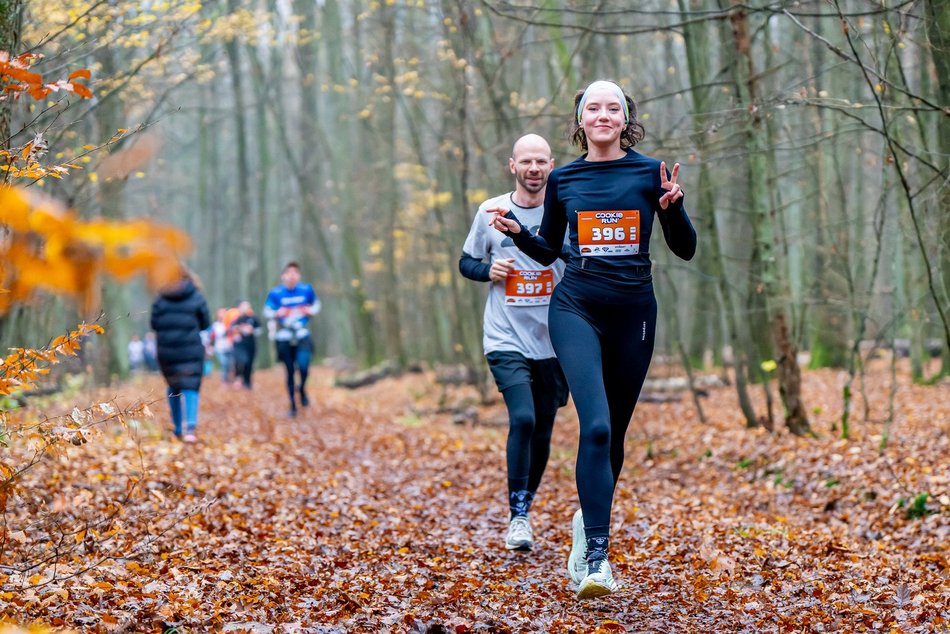 Cookie Run w Lesie Łagiewnickim w Łodzi