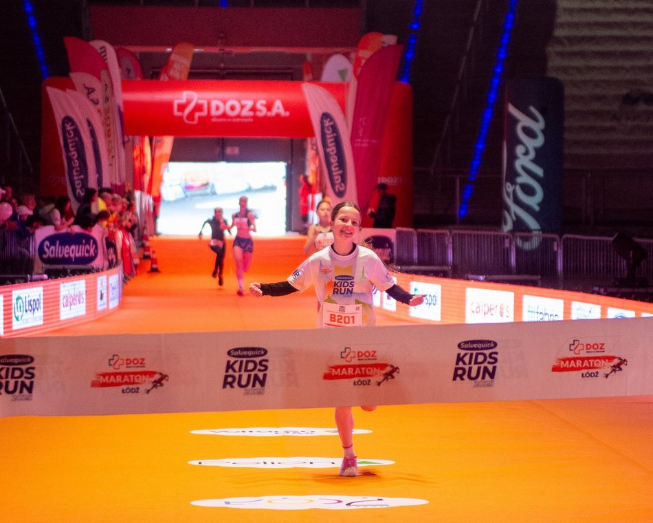 Kids Run na DOZ Maraton Łódź 2025. Tak pobiegły dzieci!