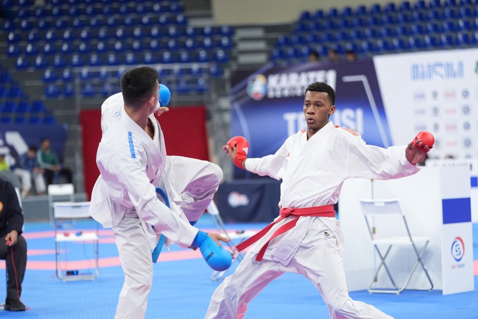 Łódź. Premier League Paris 2025. Erik Rahozenko z Olimpu Łódź z brązowym medalem