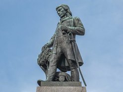 Łódź. pomnik Tadeusza Kościuszki na placu Wolności w Łodzi