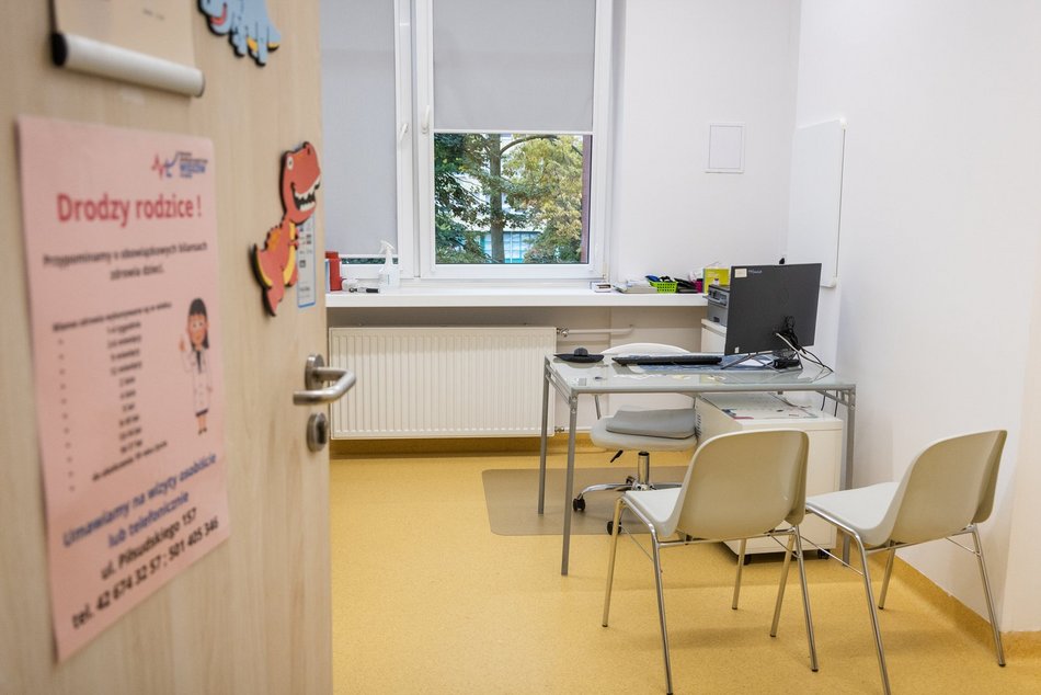 Przychodnia MCM Widzew przy Piłsudskiego wypiękniała! Remont gabinetów i punktu szczepień