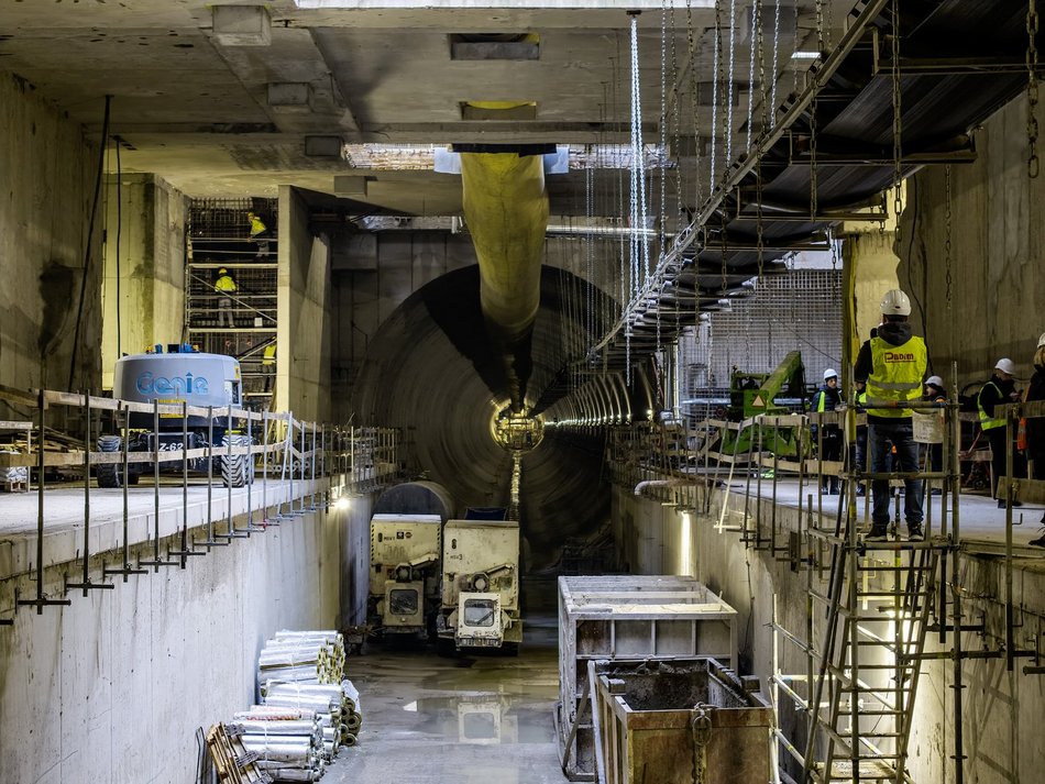 Łódź. Tunel średnicowy pod Łodzią