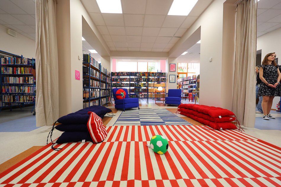 Łódź. Olimpia na Lumumbowie już otwarta! Filia Biblioteki Miejskiej w Łodzi w nowej odsłonie!