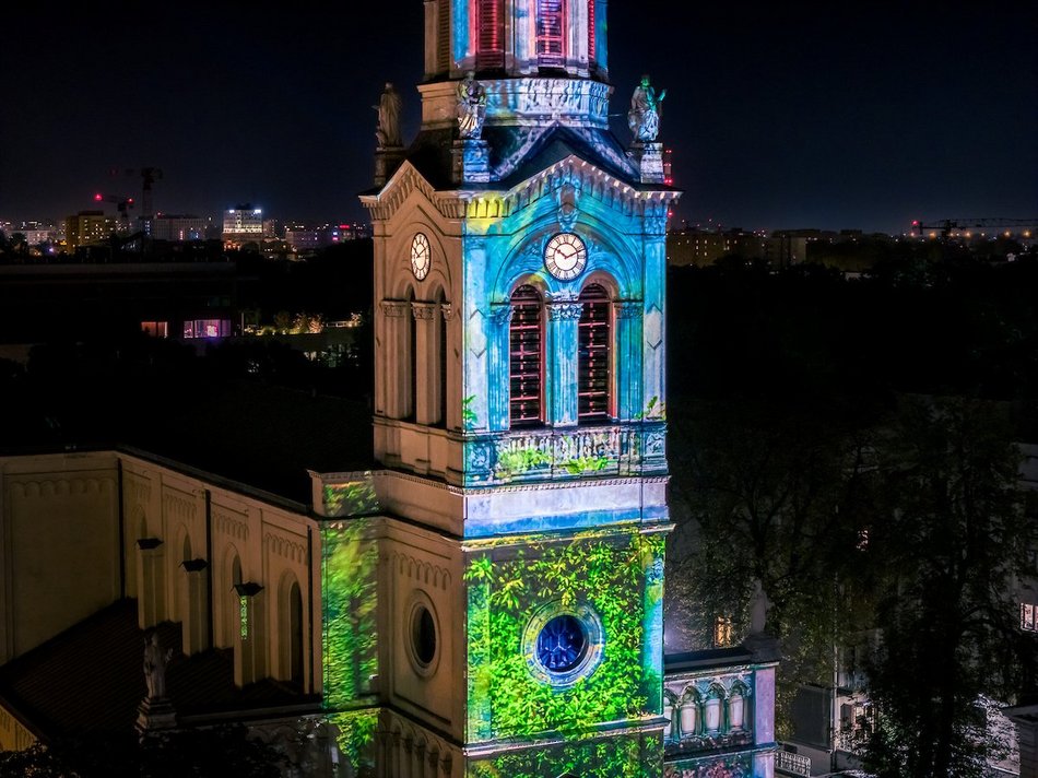 Łódź. Kościół przy Sienkiewicza robi wrażenie! Zobacz go na Light Move Festival