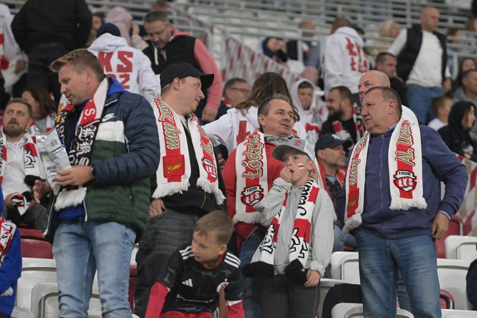 Kibice na meczu ŁKS Łódź z Polonią Warszawa. Byłeś/aś tam? Znajdź się w galerii!