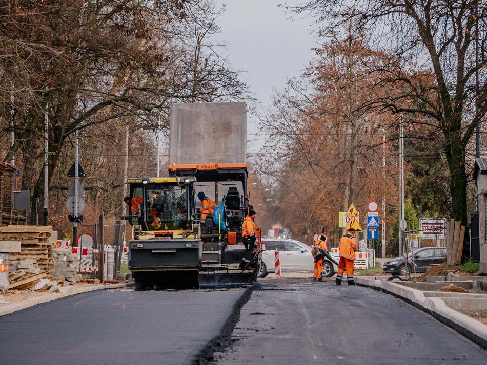 Łódź. Remont ul. Kniaziewicza w Łodzi