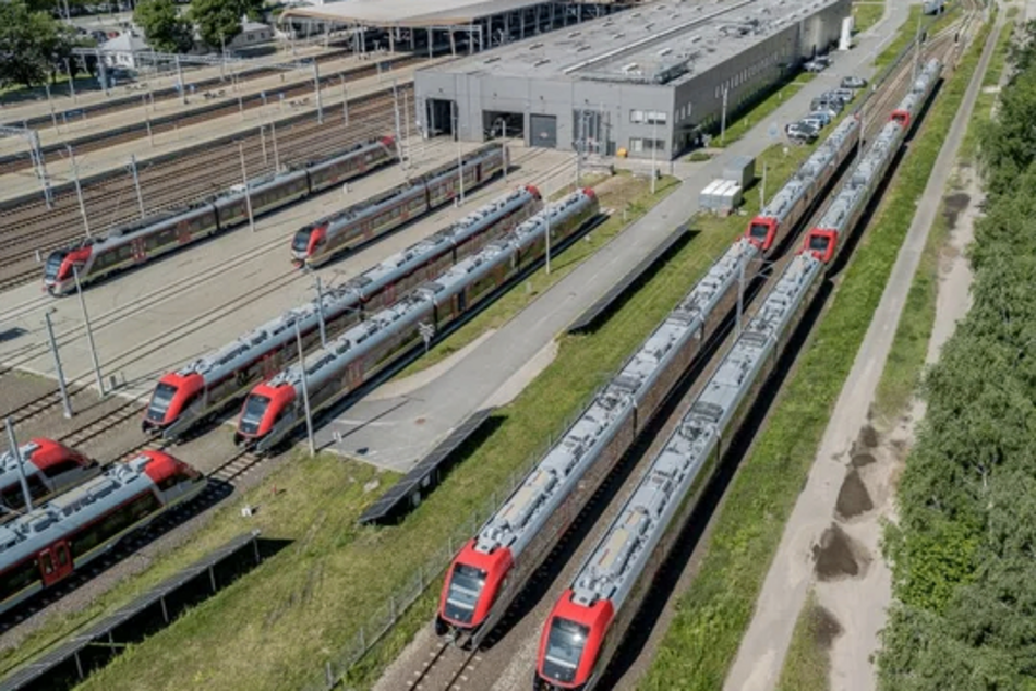 Łódż. Pociągi ŁKA