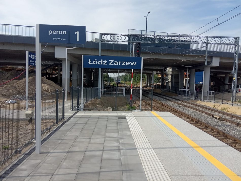 Budowa przystanku Łódź Zarzew
