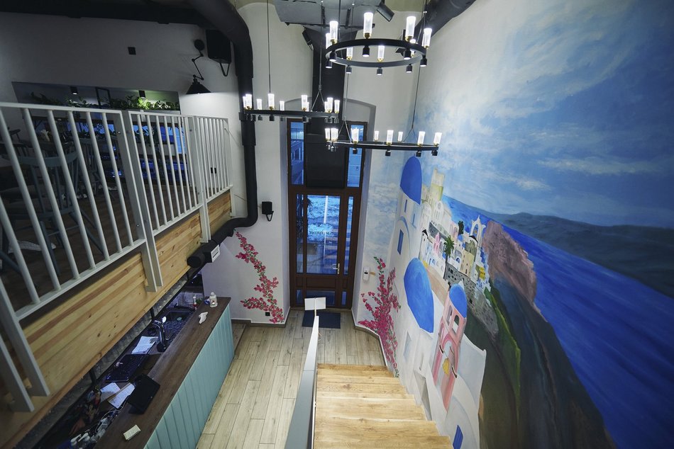 Santorini - restauracja z kuchnią grecką przy ul. Piotrkowskiej 37