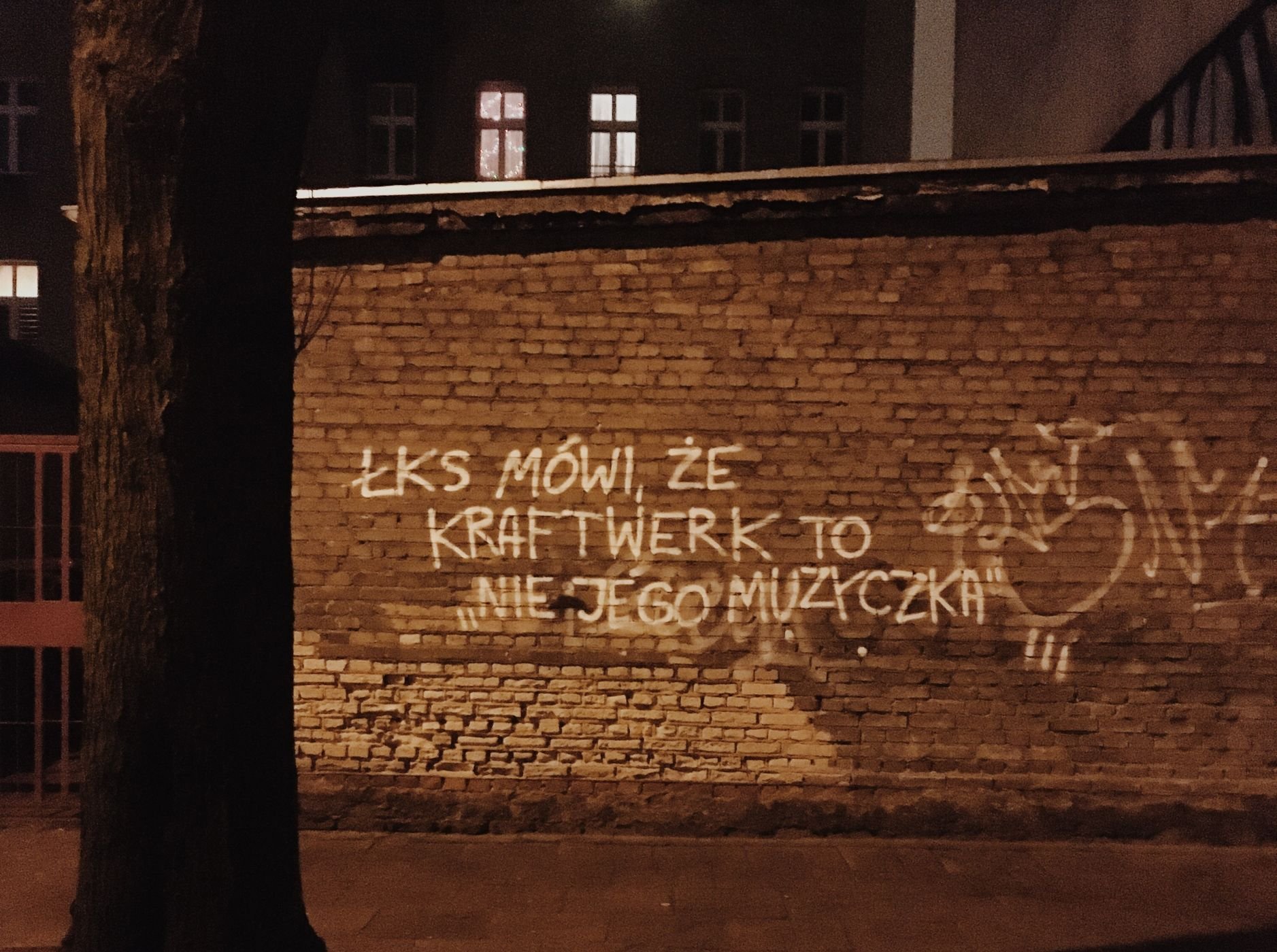 Napis na murze autorstwa Jana III Wazy , fot. Dorota Szczepańska