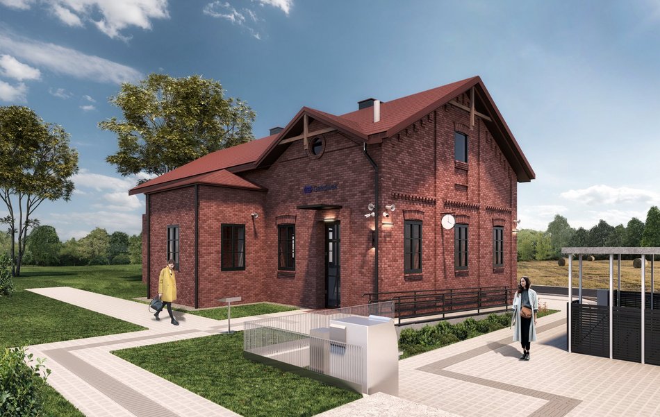 wizualizacja dworca kolejowego