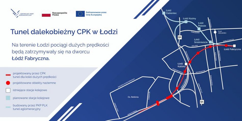 Kolej Dużych Prędkości w Łodzi