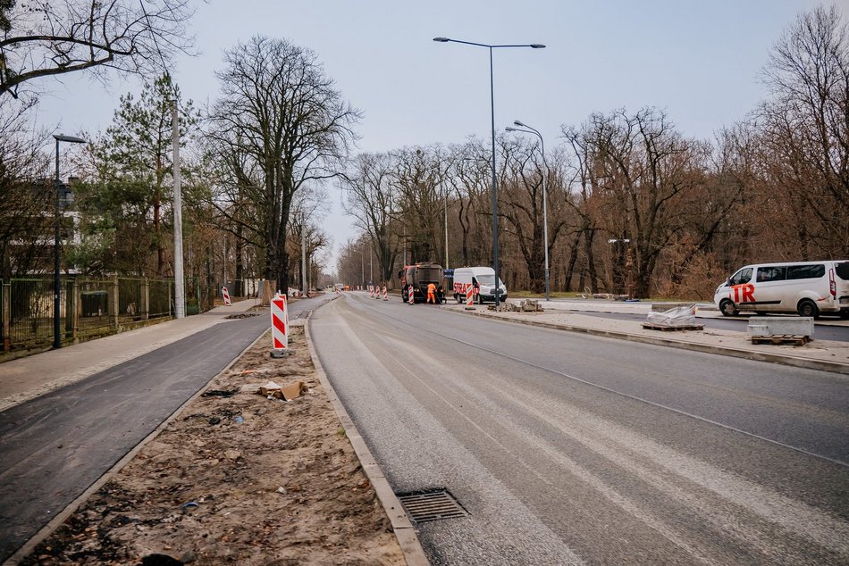 Krakowska w Łodzi na finiszu remontu