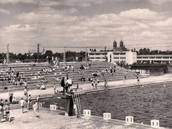 Łódź. Basen Anilana - rok 1962