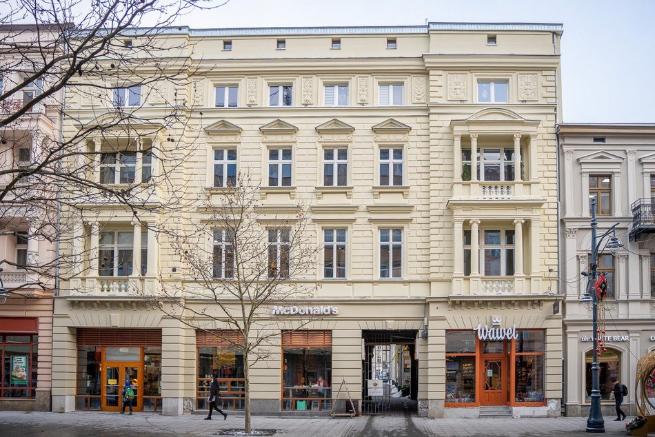 Łódź. Kamienica przy Piotrkowskiej 116 po remoncie