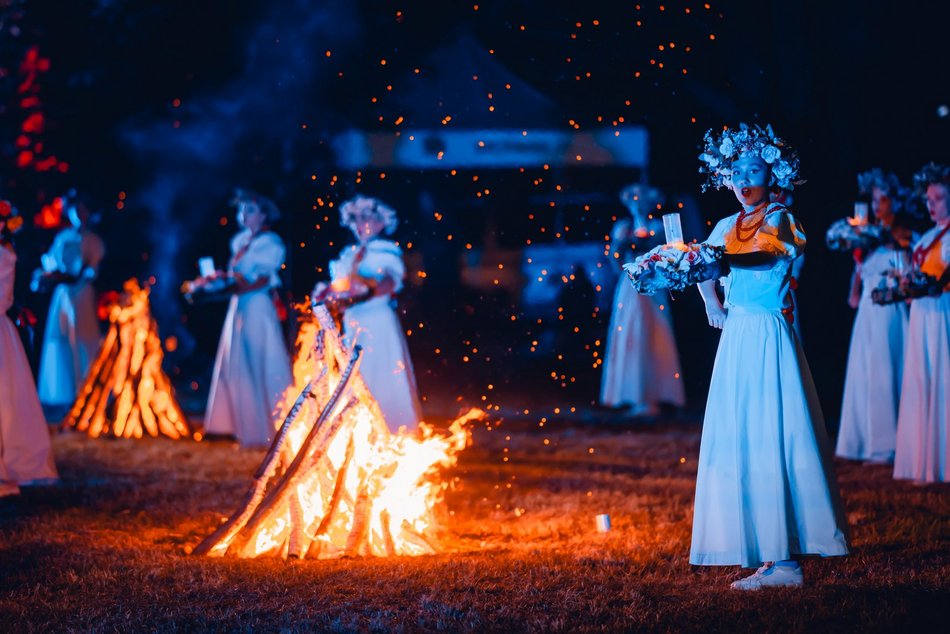 Łódź. Noc Świętojańska w Ogrodzie Botanicznym w Łodzi. Pełno magii, tańca i niezwykłych rytuałów