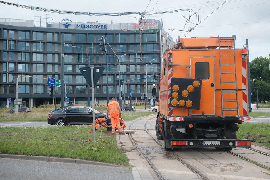 Łódź. Tramwaje MPK Łódź wracają na Pomorską. Remont torowiska dobiega końca